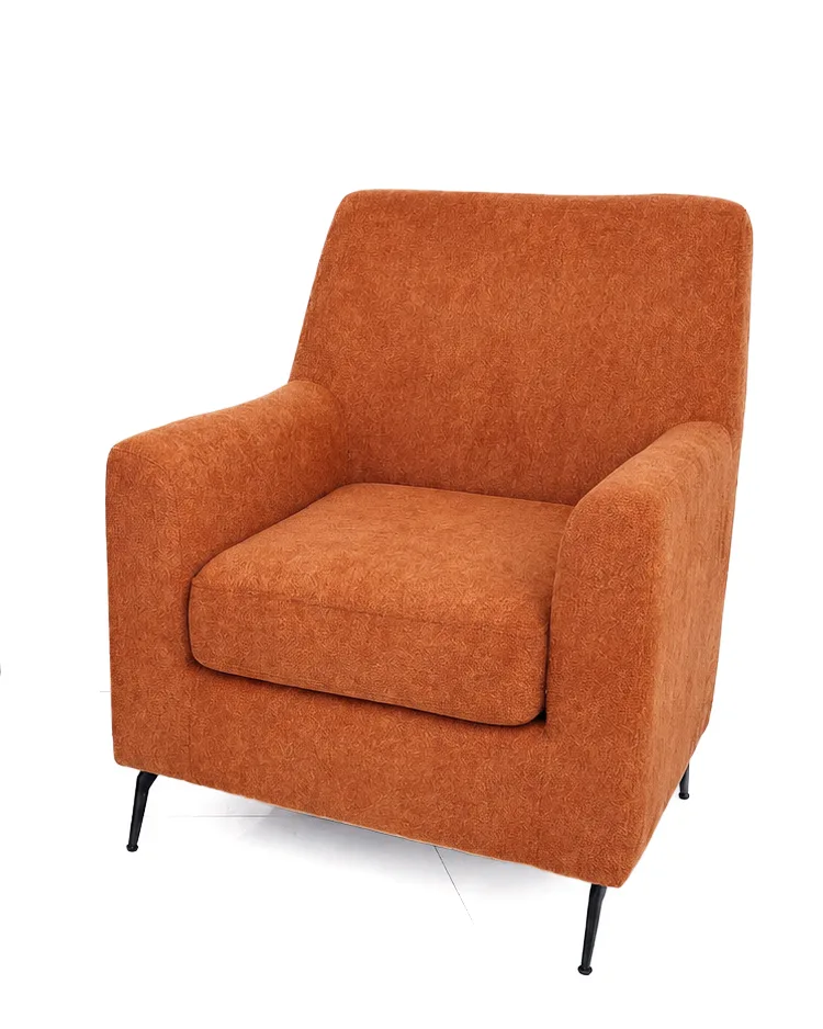 Denim chair, Burnt Orange · W 80cm|H 80cm| Seat Height Above Ground 80cm